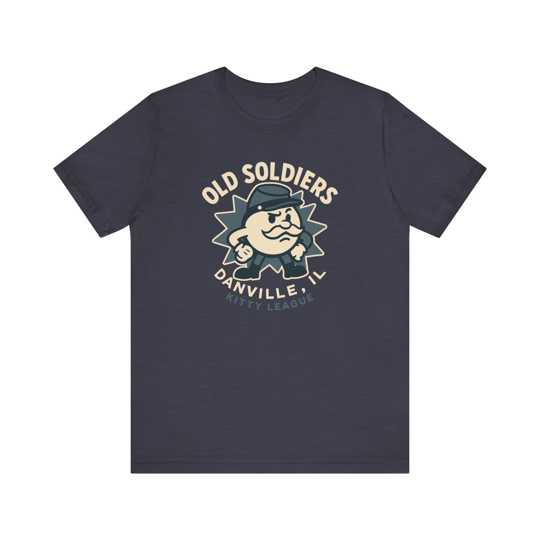 Danville Old Soldiers T-Shirt (Premium Lightweight) - Vintage Defunct Baseball Teams