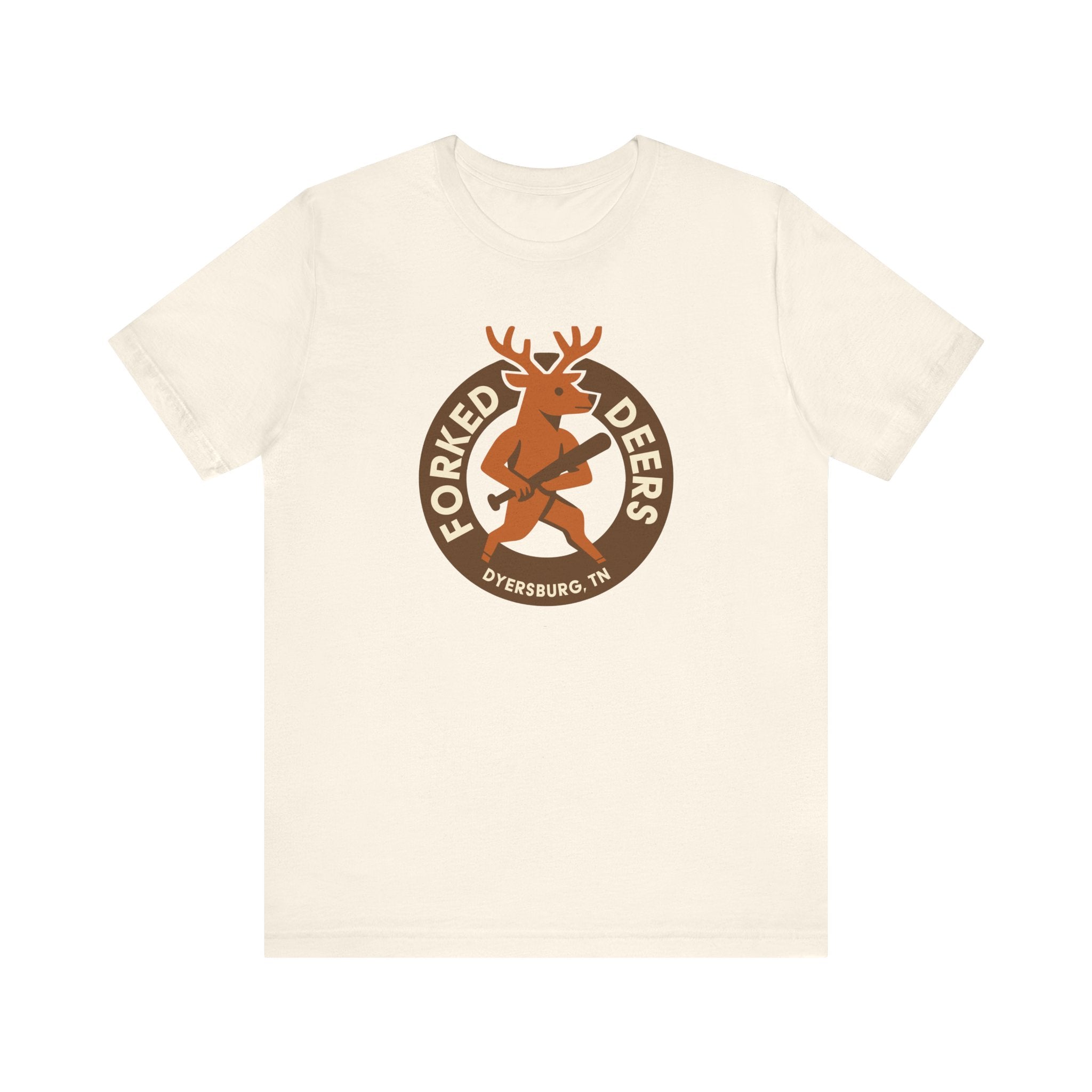 Dyersburg Forked Deers T-Shirt (Premium Lightweight) - Vintage Defunct Baseball Teams