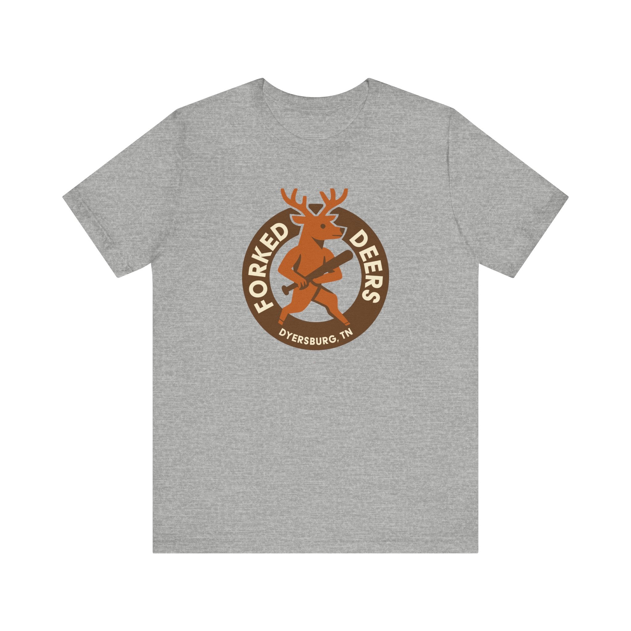Dyersburg Forked Deers T-Shirt (Premium Lightweight) - Vintage Defunct Baseball Teams