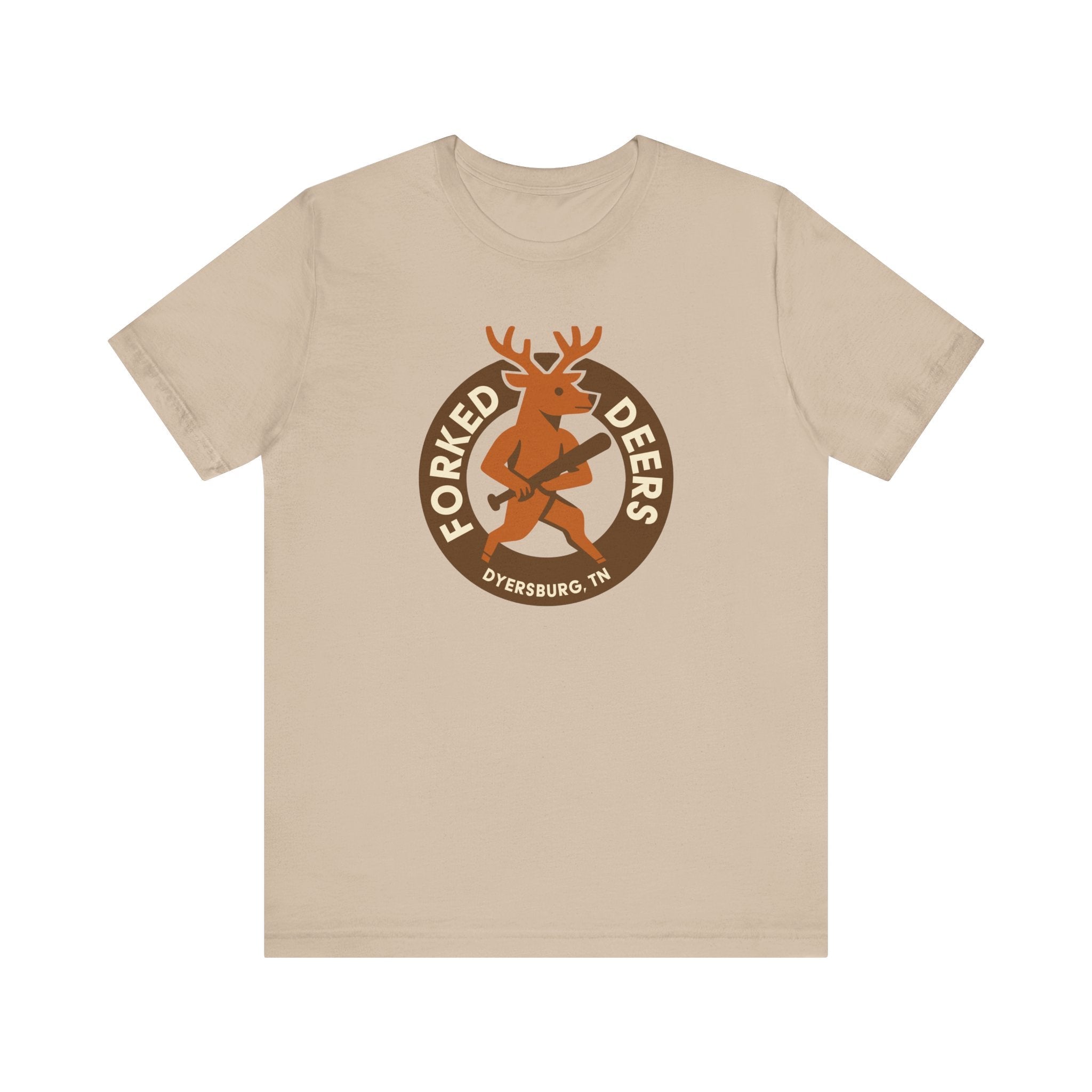 Dyersburg Forked Deers T-Shirt (Premium Lightweight) - Vintage Defunct Baseball Teams