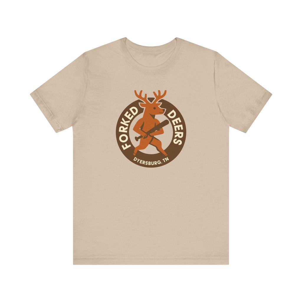 Dyersburg Forked Deers T-Shirt (Premium Lightweight) - Vintage Defunct Baseball Teams