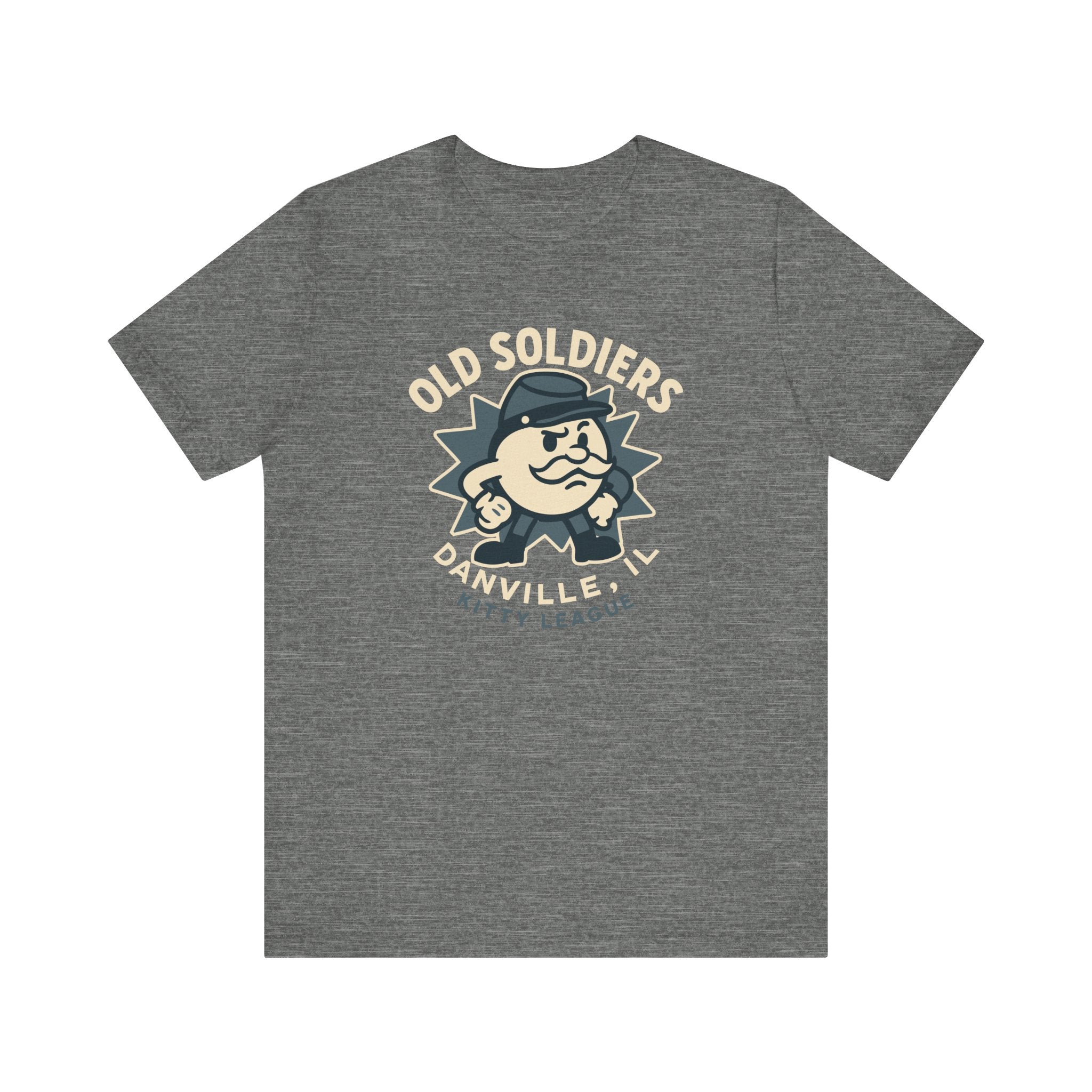 Danville Old Soldiers T-Shirt (Premium Lightweight) - Vintage Defunct Baseball Teams