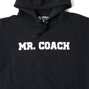 Mr. Coach Pullover Hoodie - Black